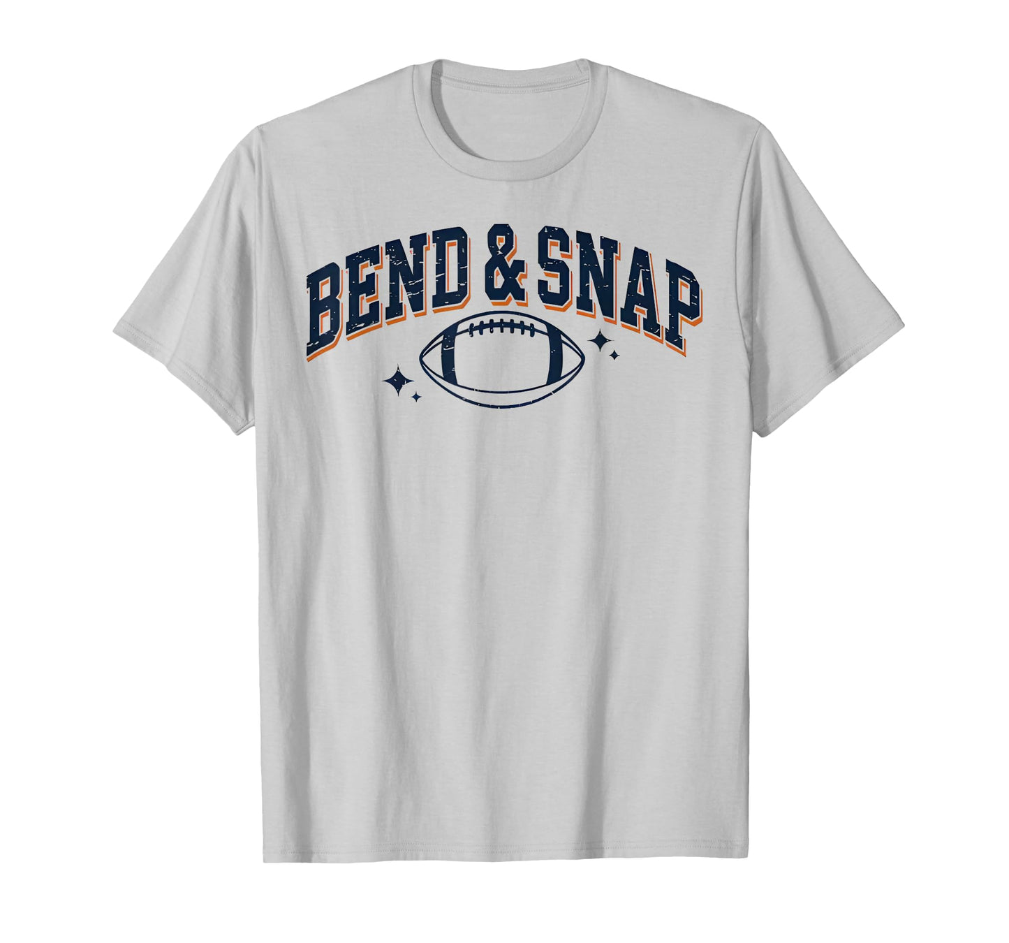 Funny Game Day Touchdown Season Cute Bend and Snap Football T-Shirt