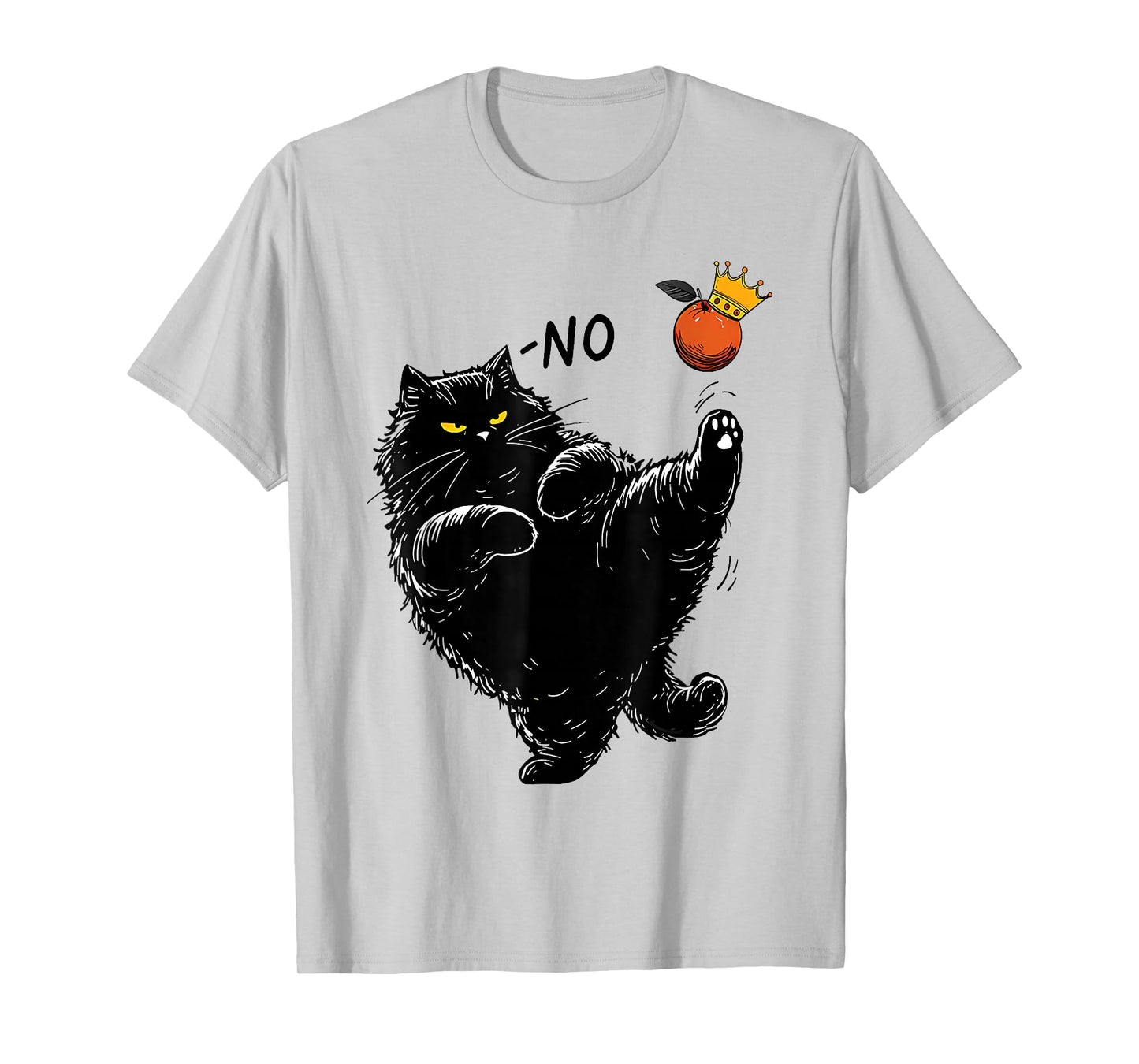 Vintage Black Cat No Kings October 18 No Kings Day T-Shirt