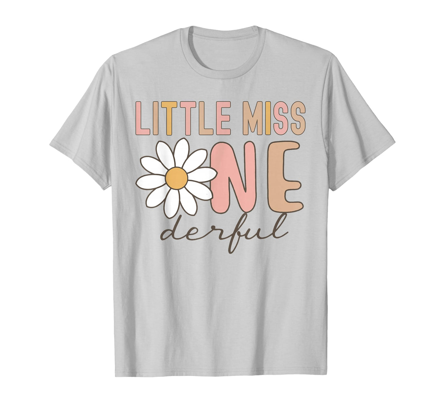 Little Miss Onederful First Birthday Daisy Family Matching T-Shirt