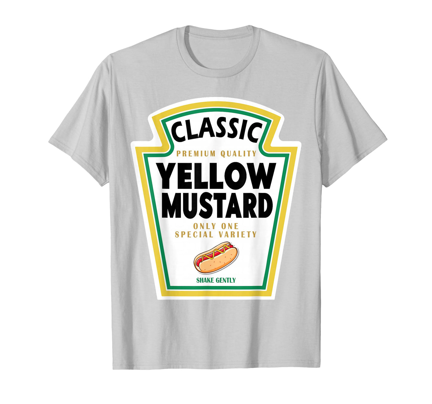 Yellow Mustard DIY Halloween Costume Matching Group Mustard T-Shirt
