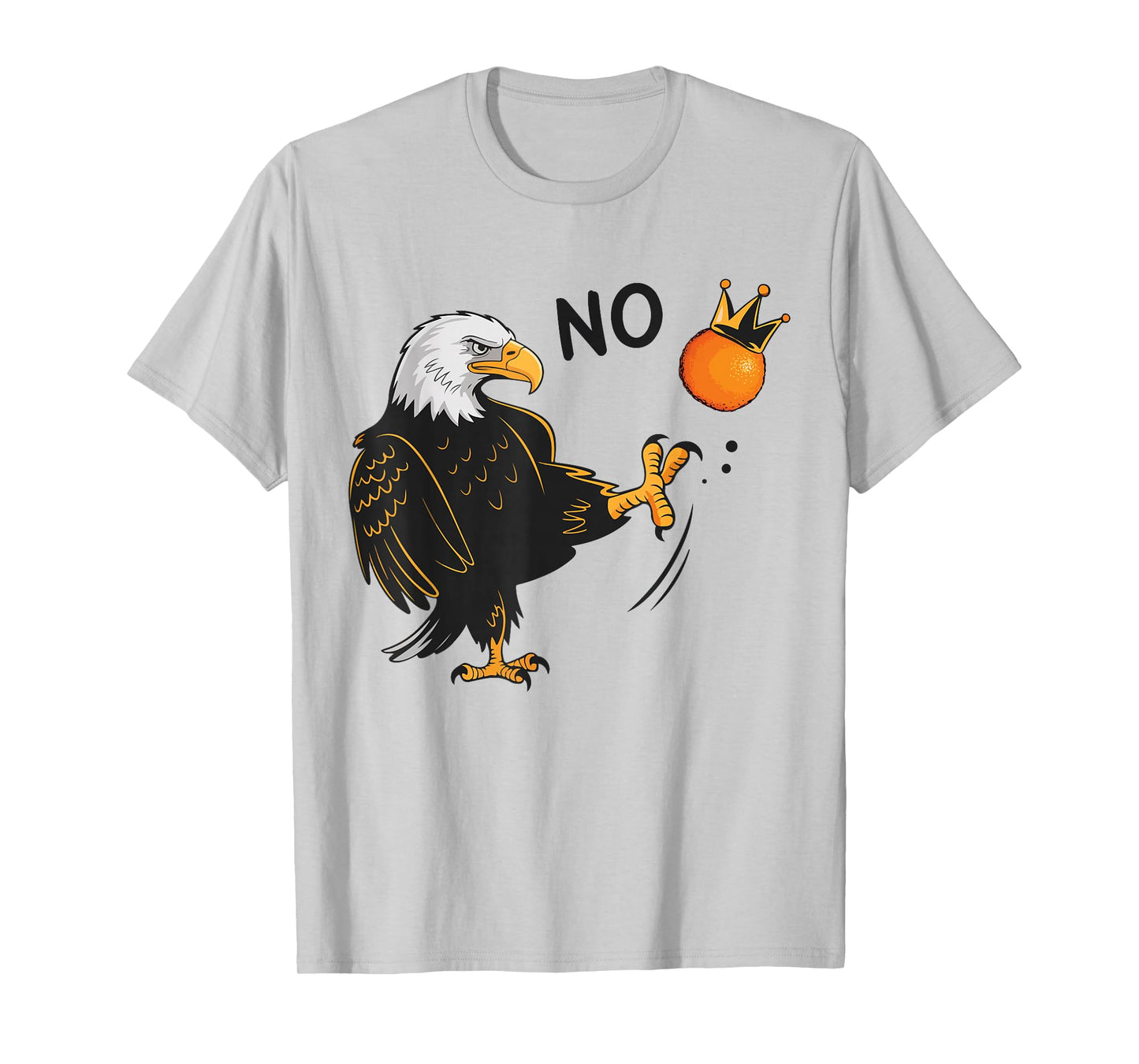 Funny Eagle No Kings October 18 No Kings Day Men Women T-Shirt