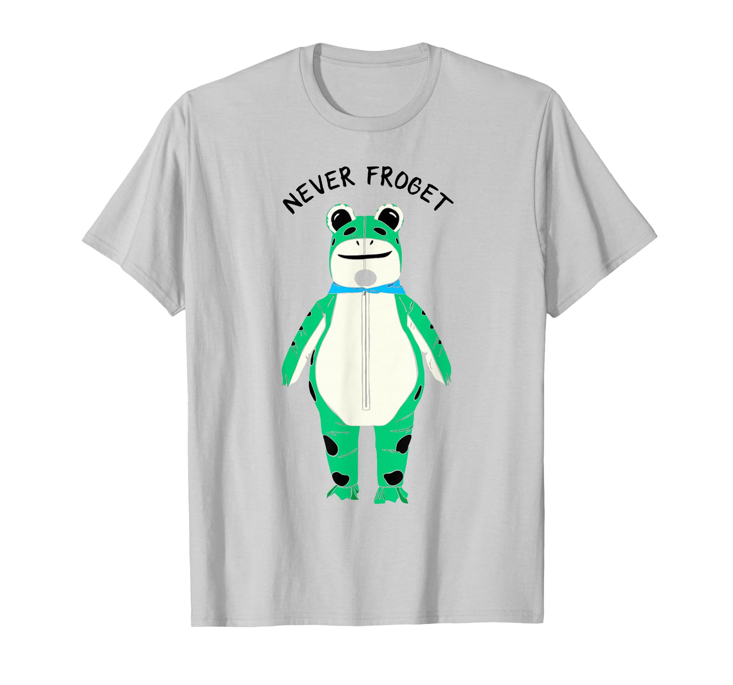 Never Froget Inflatable Frog Costume Graphic T-Shirt