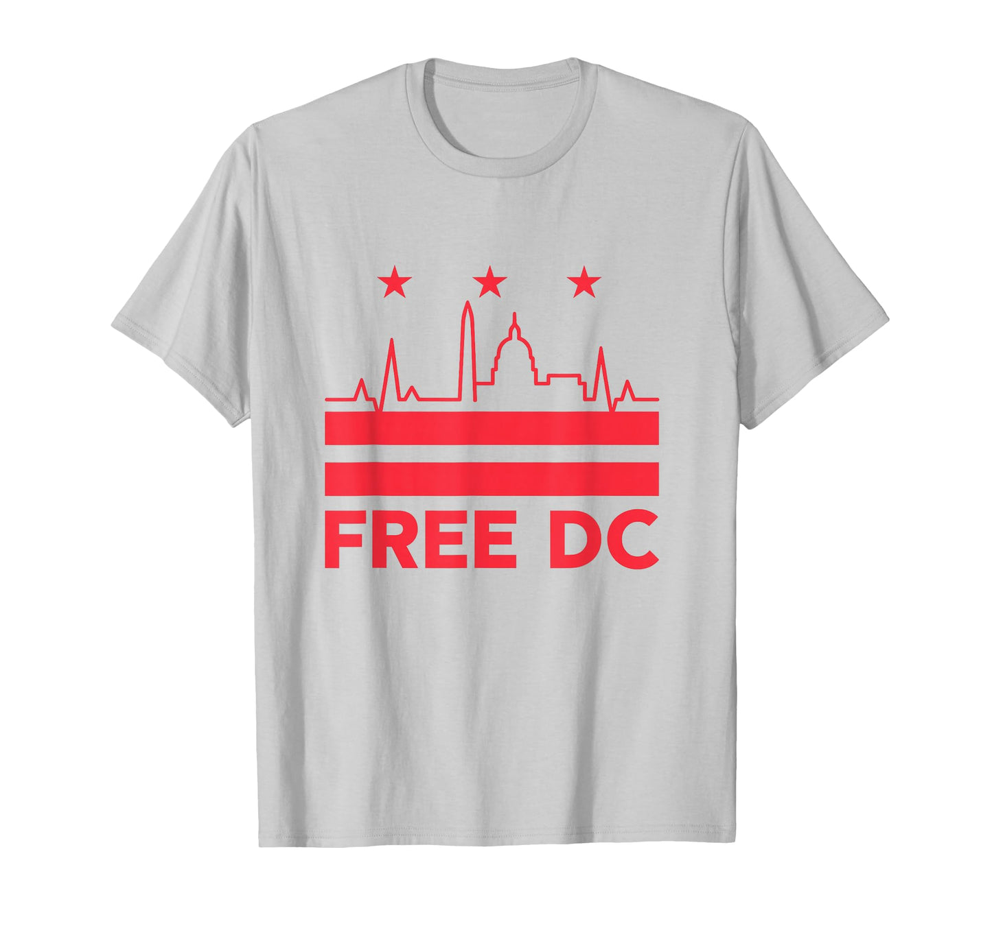 Vintage Free DC Washington Retro Protect Home Rule Quote T-Shirt
