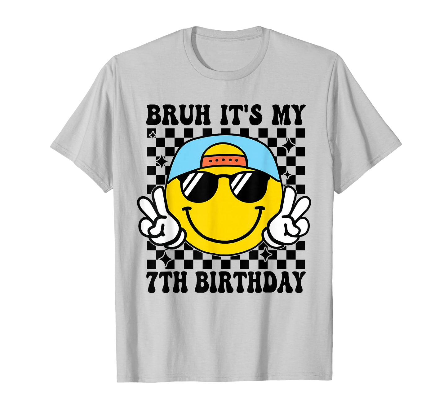Bruh It's My 7th Birthday 7 Year Old Birthday Boys Girls T-Shirt