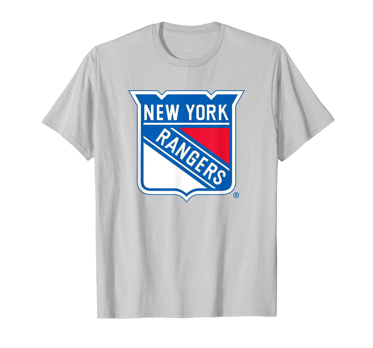 New York Rangers Icon Gray Officially Licensed T-Shirt