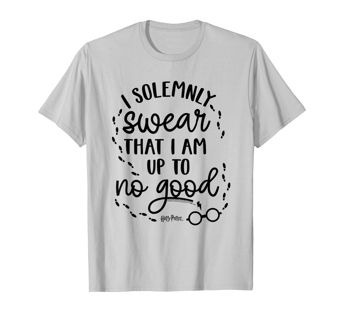 Harry Potter Up to No Good on White T-Shirt