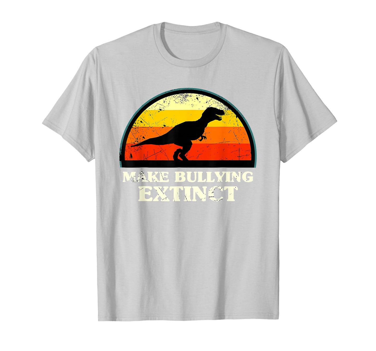 Make Bullying Extinct We Wear Orange for Unity Day Dinosaur T-Shirt