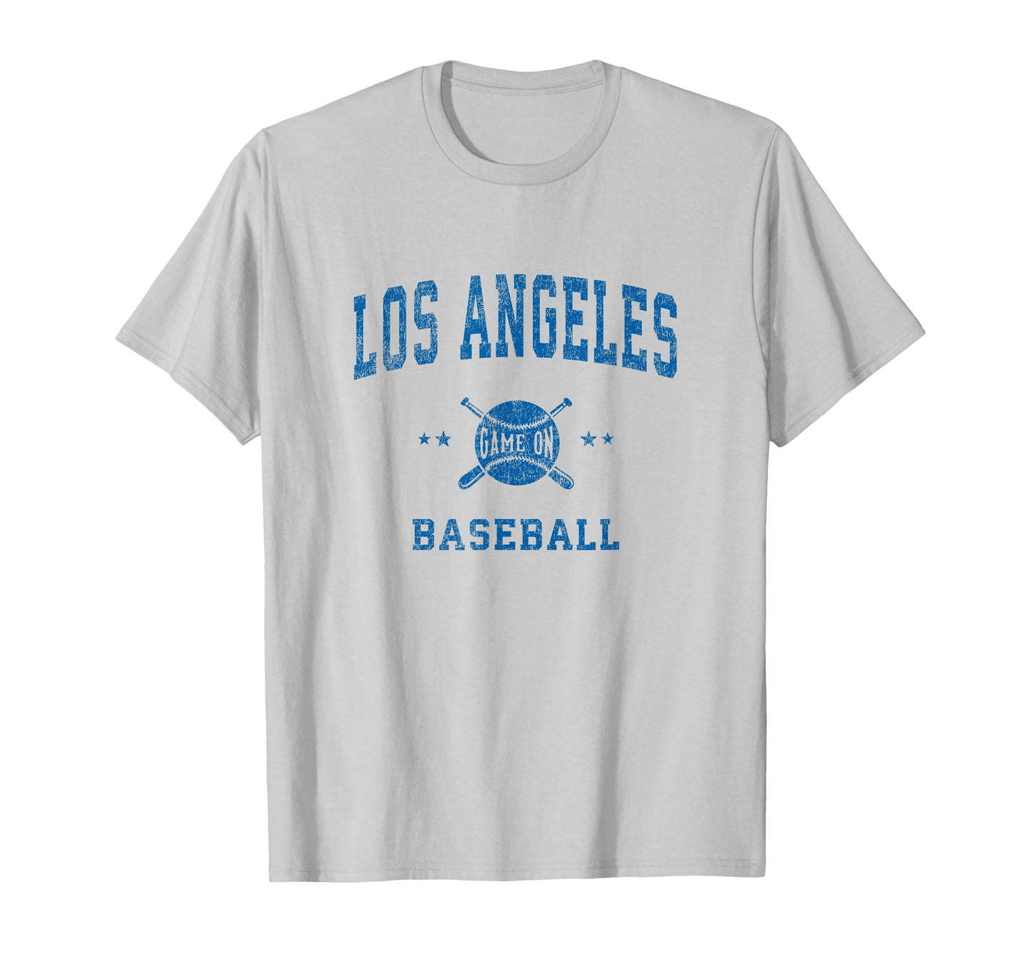Los Angeles LA Vintage Baseball Throwback Retro Design T-Shirt