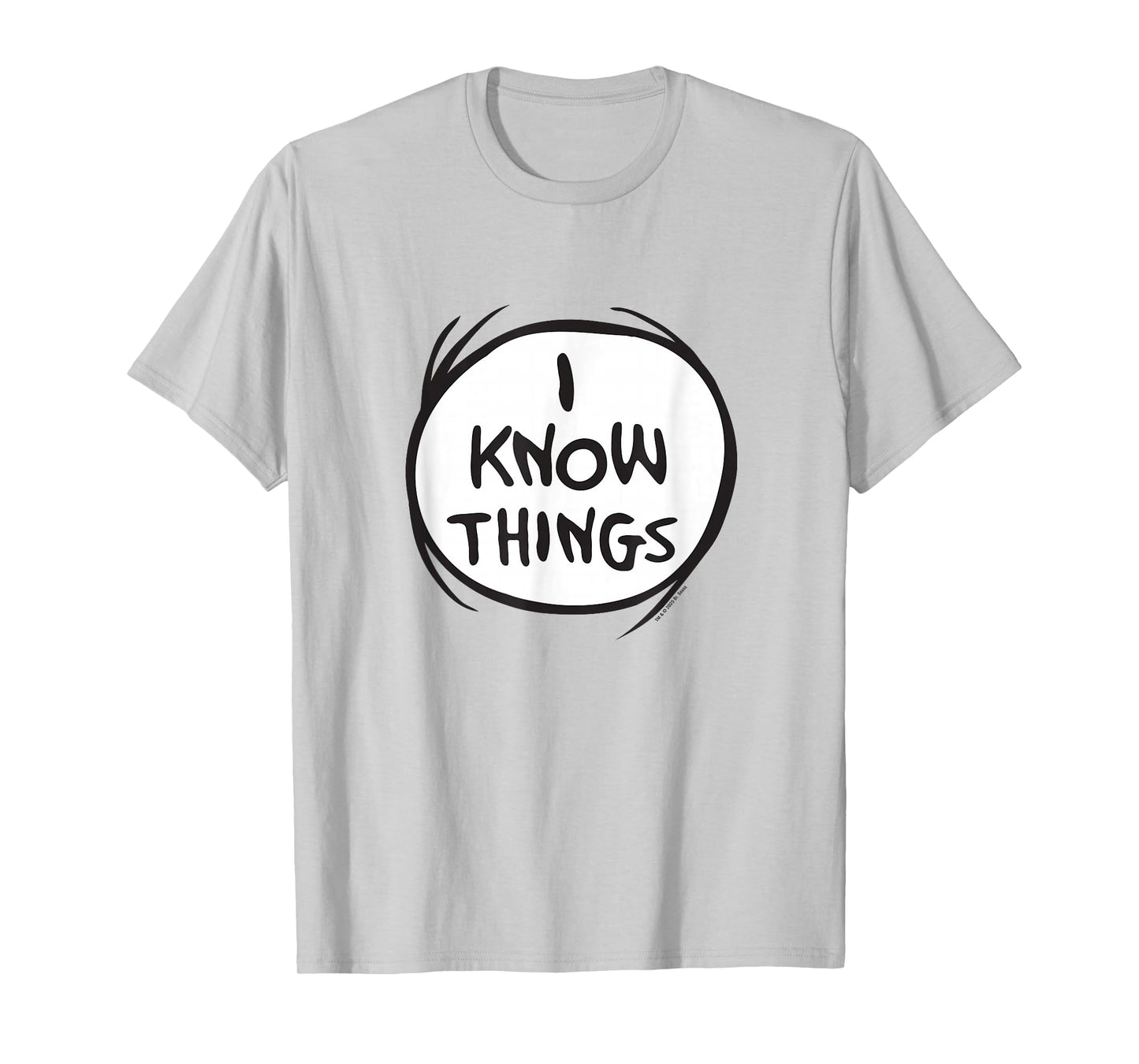 Dr. Seuss Cat In The Hat I Know Things Officially Licensed T-Shirt