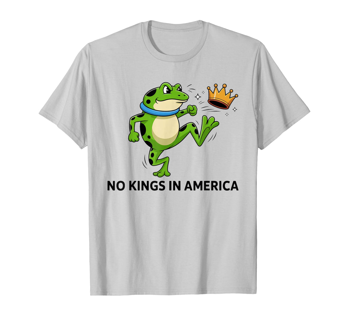 Frog No Kings in America We The People Political T-Shirt