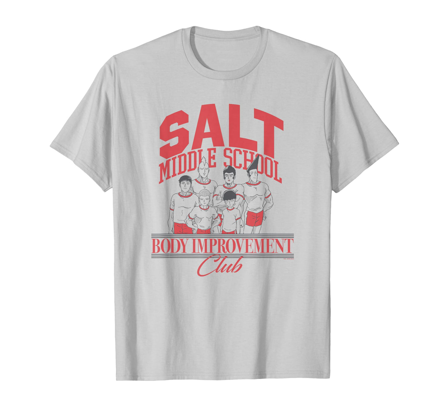 Mob Psycho 100 Salt School Body Improvement Club Anime T-Shirt