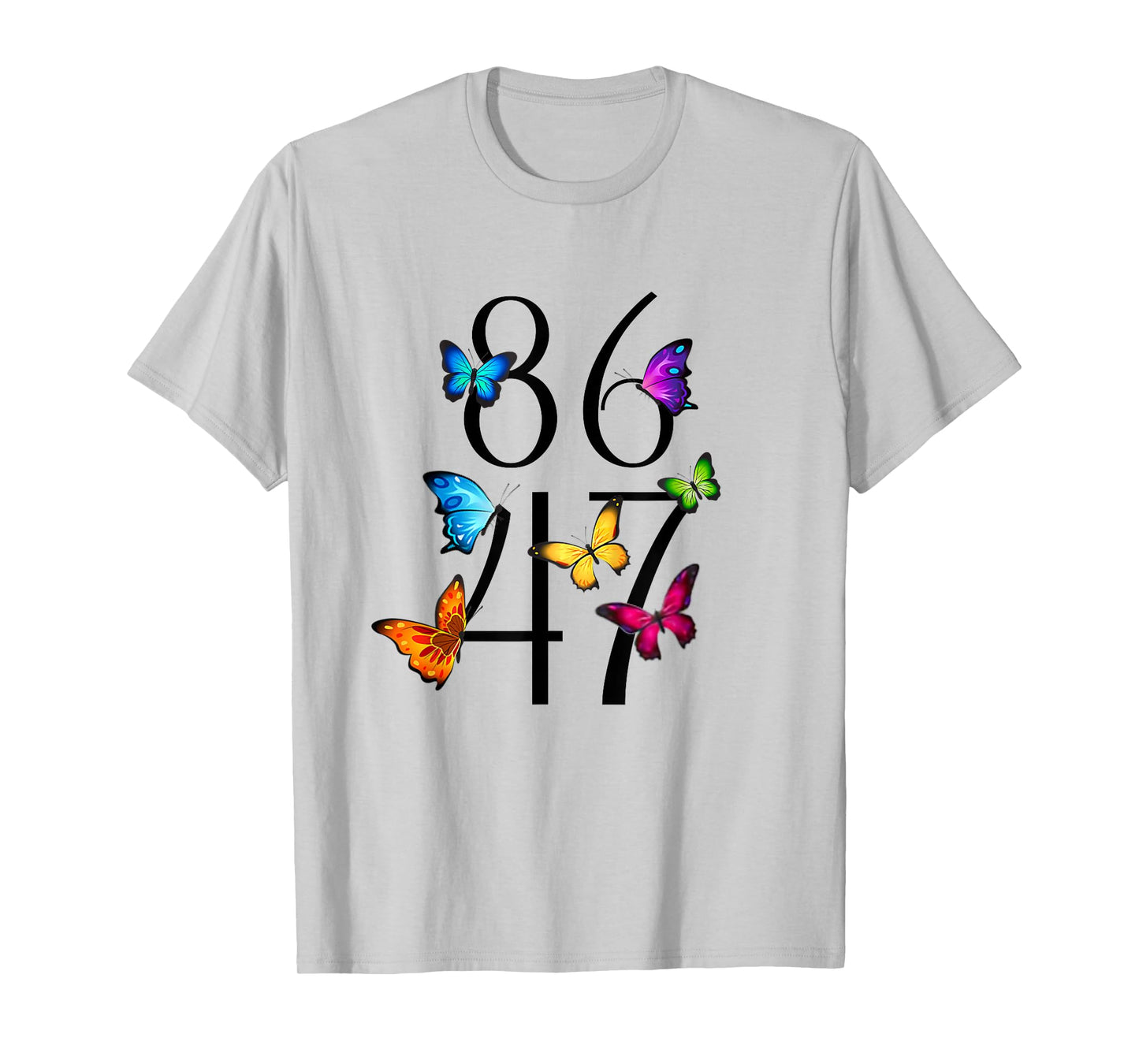 8647 anti Trump 86 47 Floral Mens Womens T-Shirt