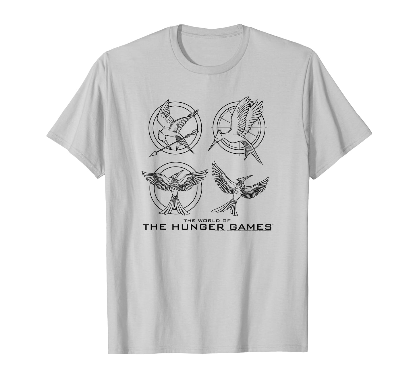 The Hunger Games Mockingjay Icons Movie T-Shirt