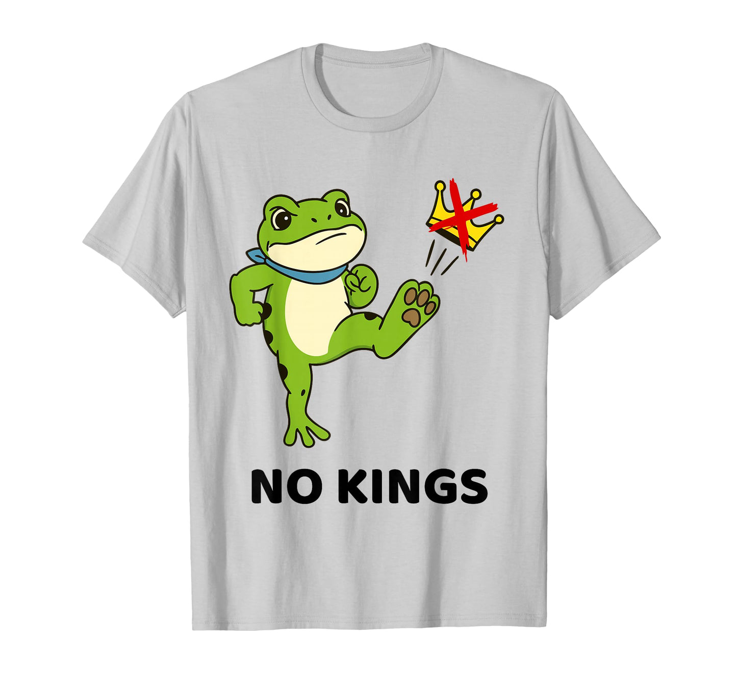 No Kings Men Women Portland Funny Frog Protest T-Shirt