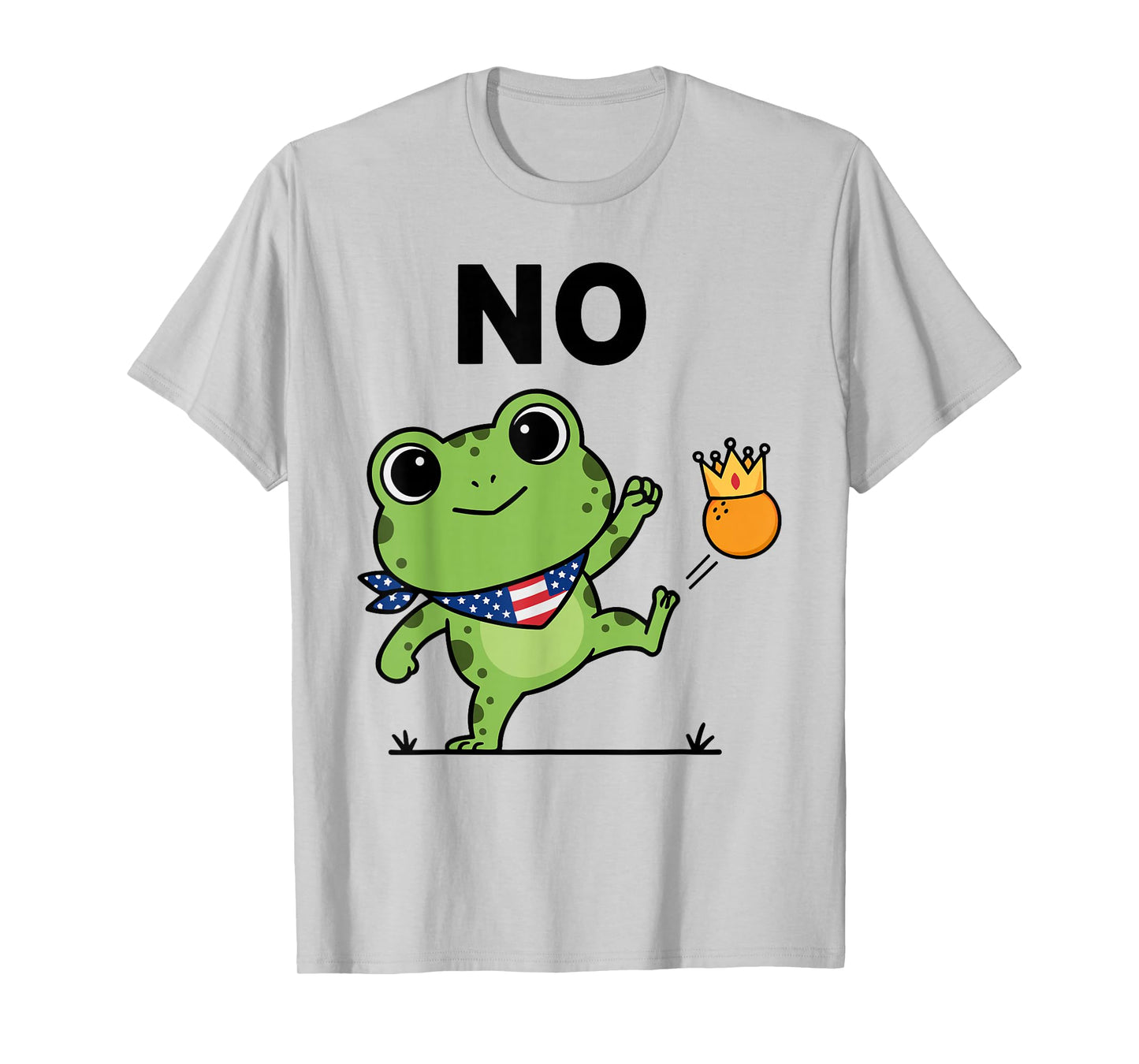 Frog Protest No Kings in America T-Shirt