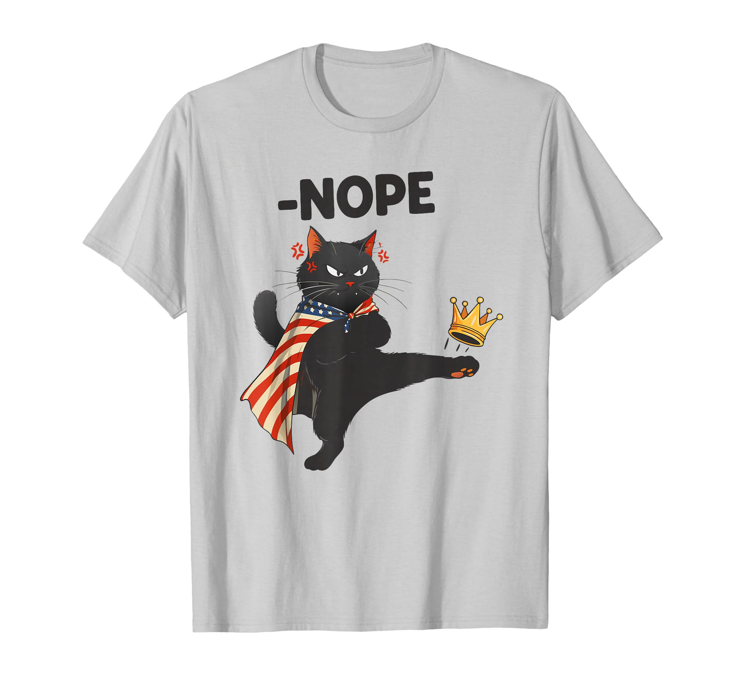 Funny Cat No Kings T-Shirt