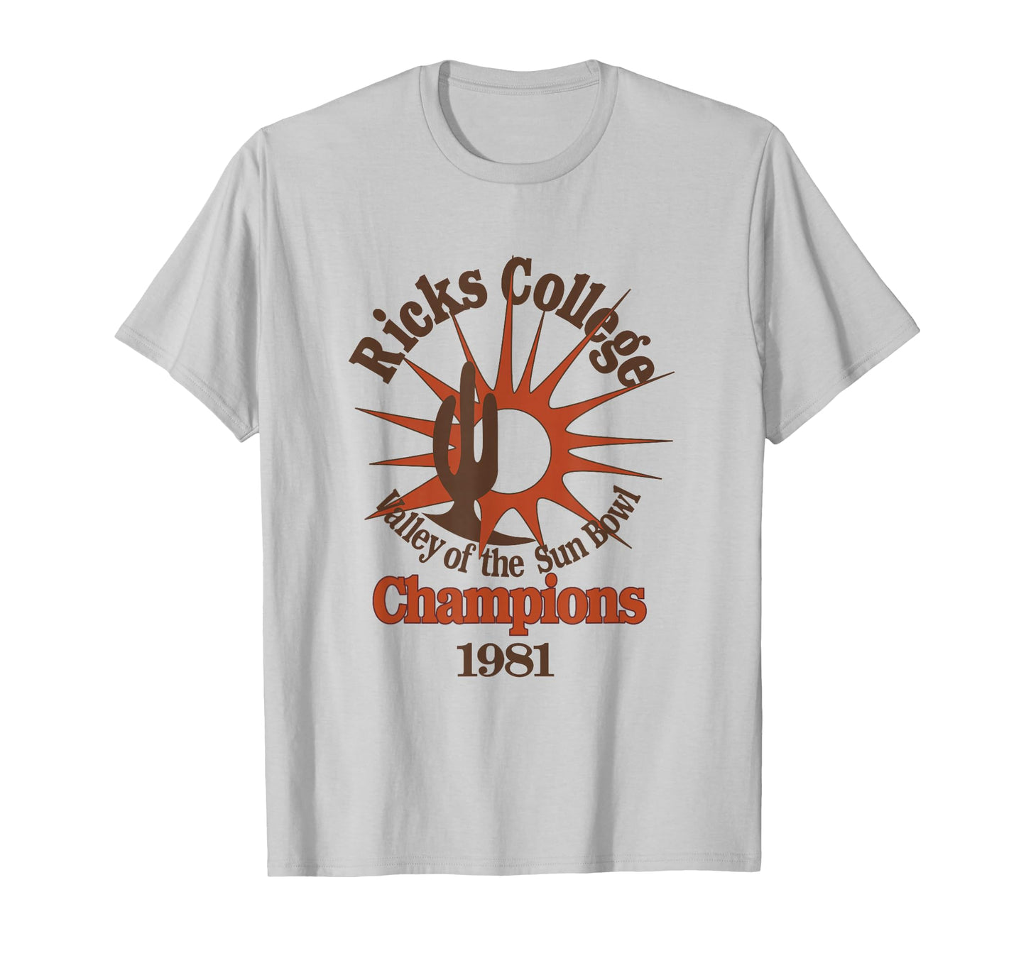 Valley of the Sun Bowl Champions 1981 - Ricks College T-Shirt