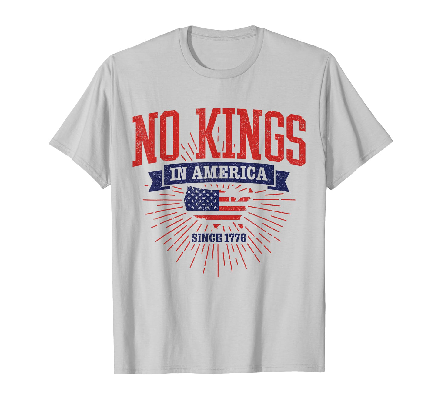 No Kings Since 1776 250th Birthday T-Shirt