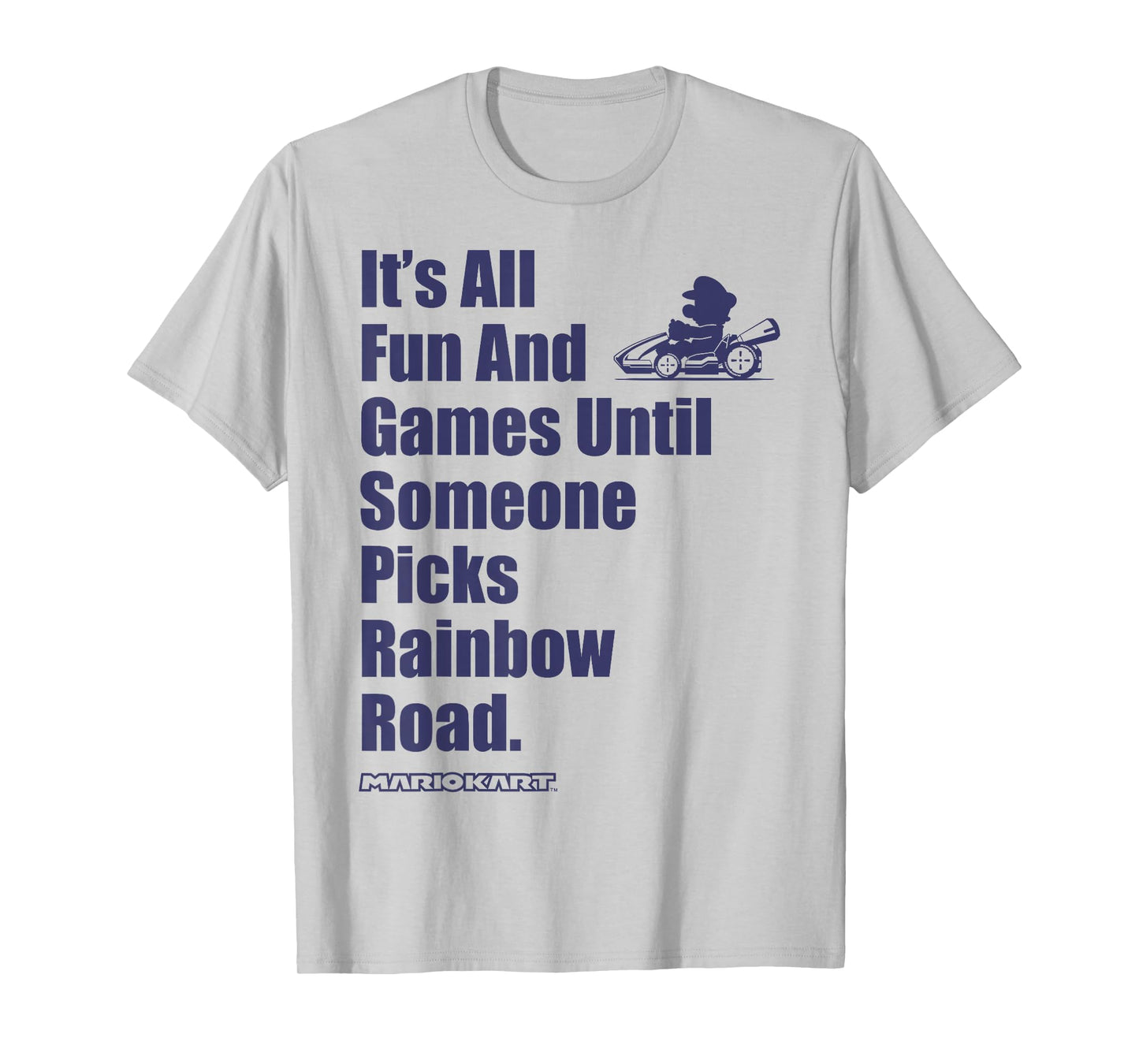 Nintendo Mario Kart Rainbow Road Fun And Games T-Shirt