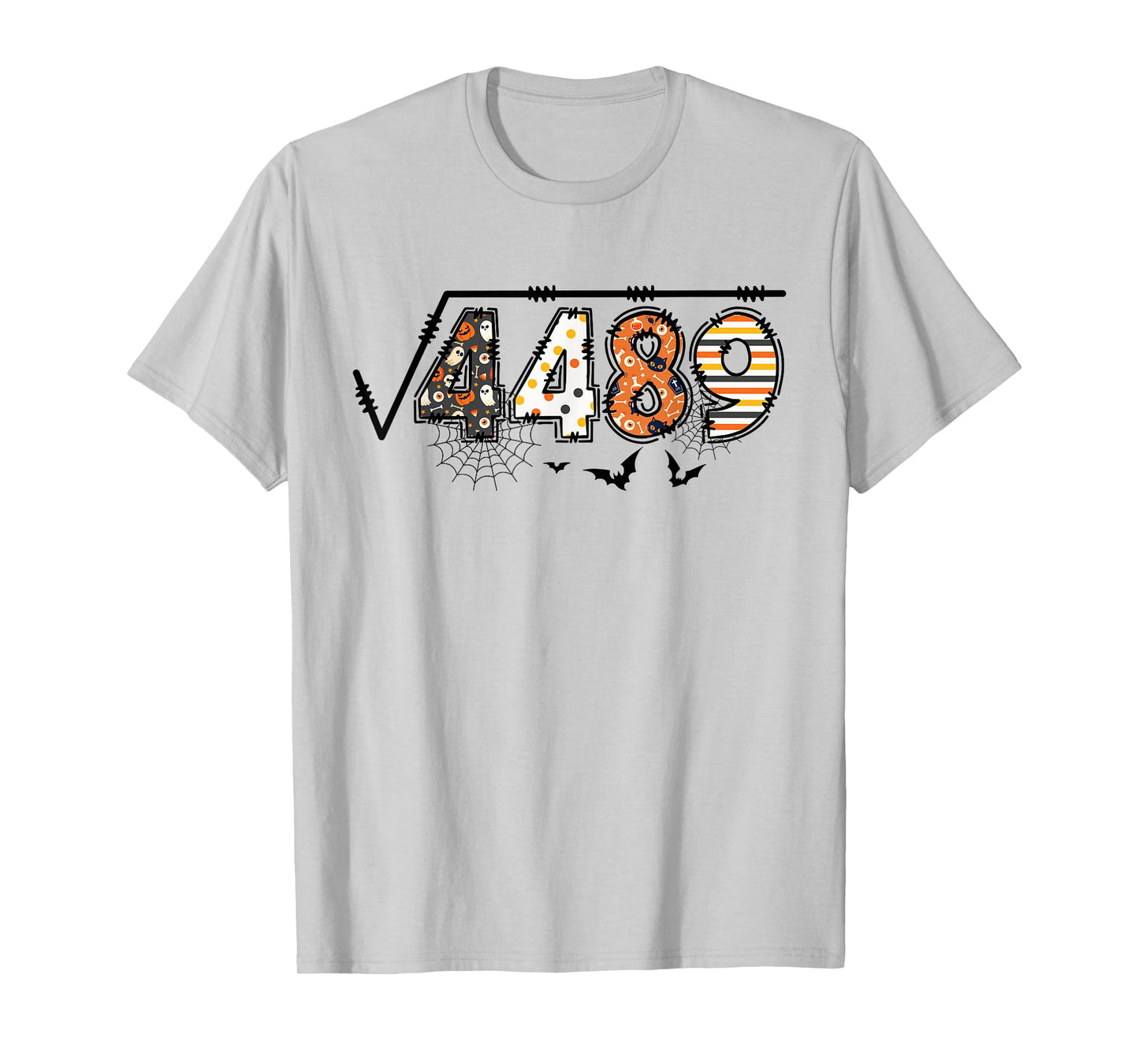 Funny 6 7 Square Root of 4489 Slang Math Teacher Halloween T-Shirt