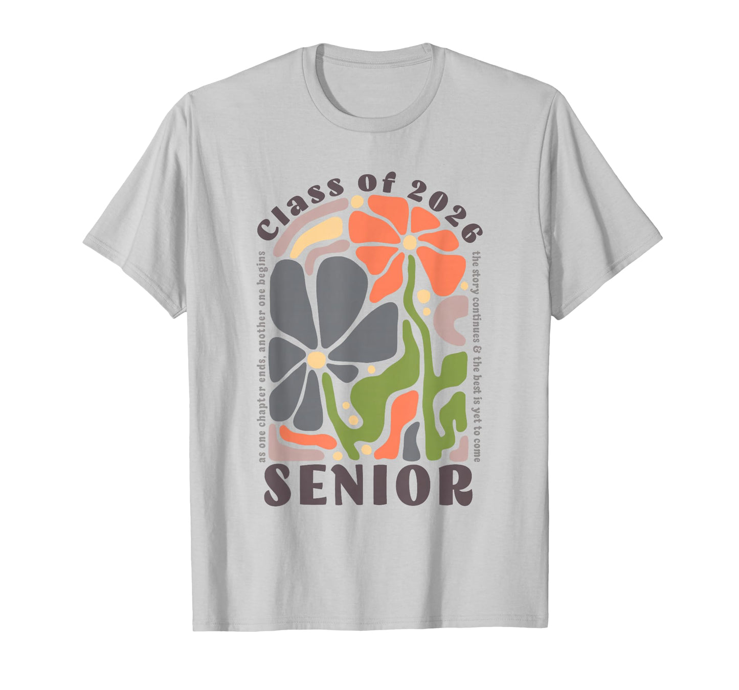 Senior 2026 Boho Floral Class of 2026 High School Senior T-Shirt