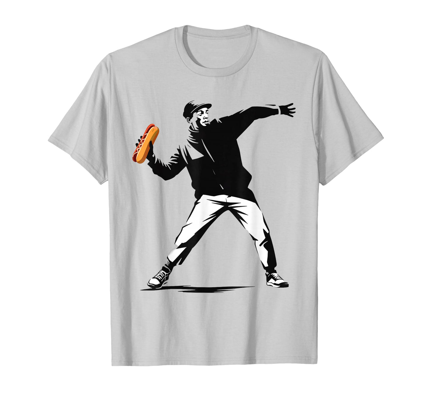 Sandwich Guy Throwing Resist Sandwich Free DC Revolution T-Shirt