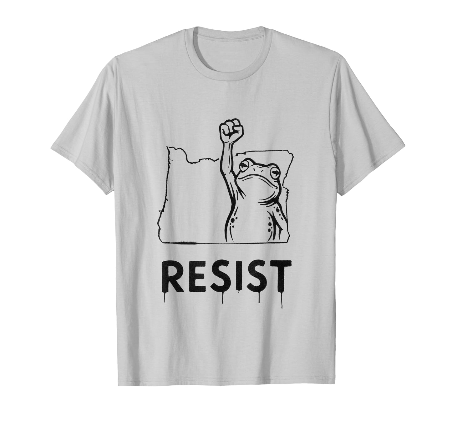 Portland Frog Protest Shirt Funny Portland Frog T-Shirt