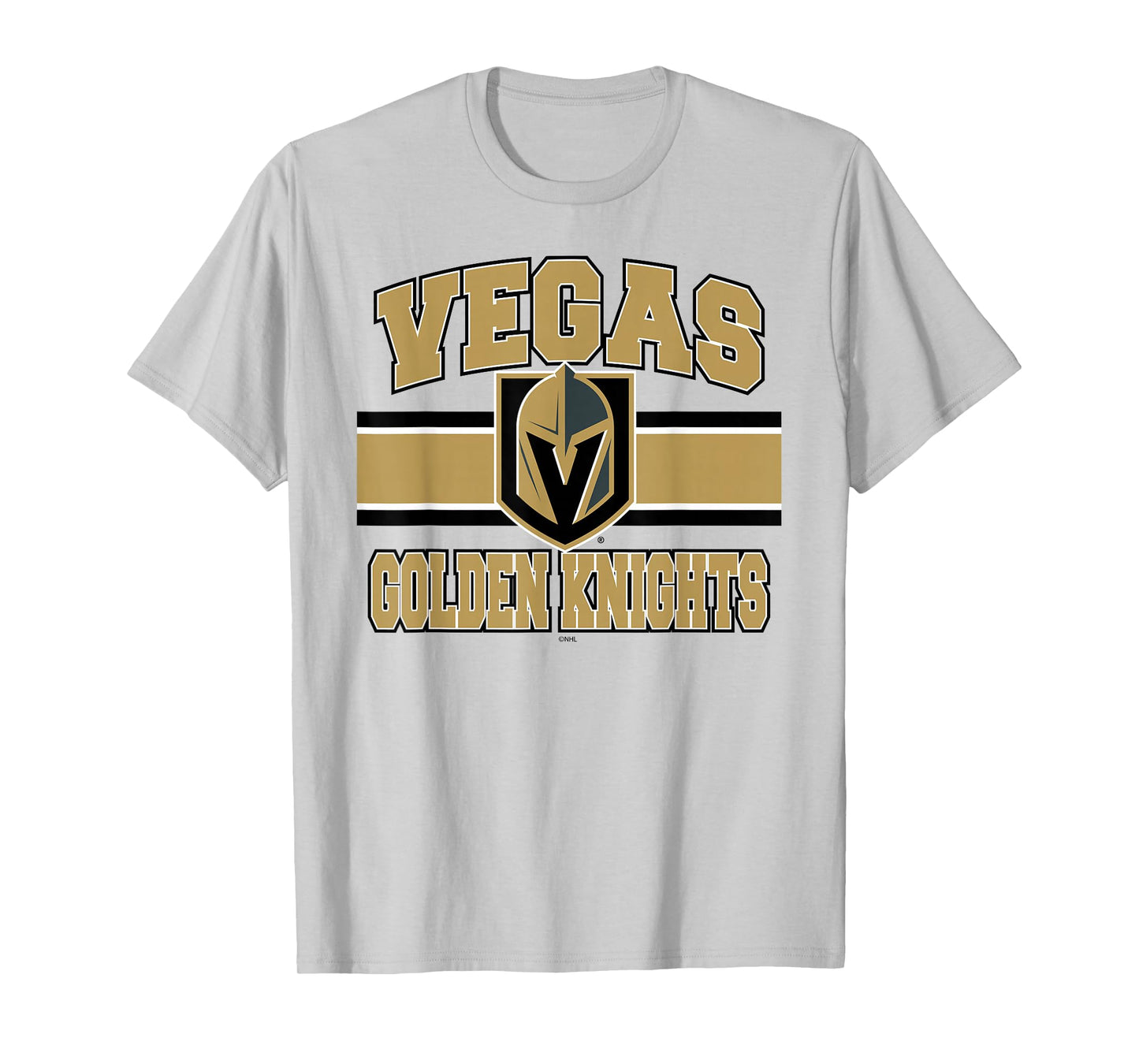 Vegas Golden Knights Stripe Gray Officially Licensed T-Shirt