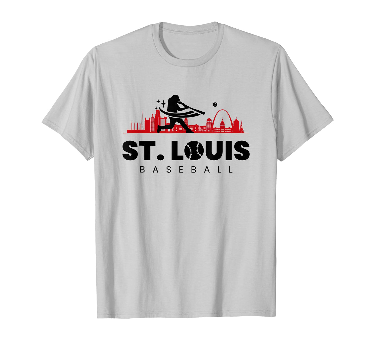 St Louis Baseball Vintage Minimalist Retro Baseball Lover T-Shirt