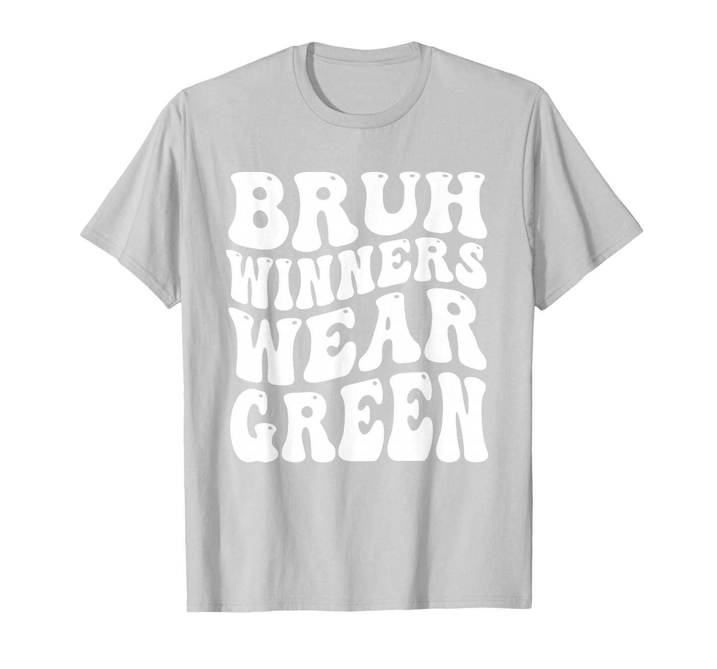 Winners Wear Green Spirit Week Team Game Sports day Groovy T-Shirt