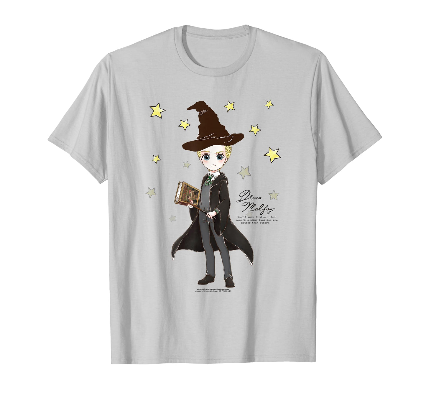 Harry Potter Draco Malfoy Quote and Stars T-Shirt
