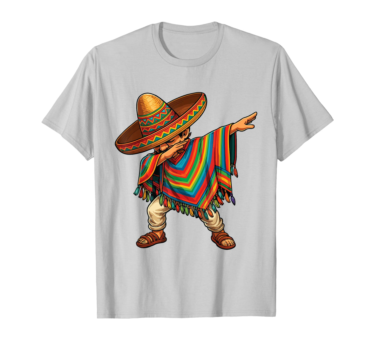 Mexican man dabbing 5 de mayo design boys cinco de mayo T-Shirt
