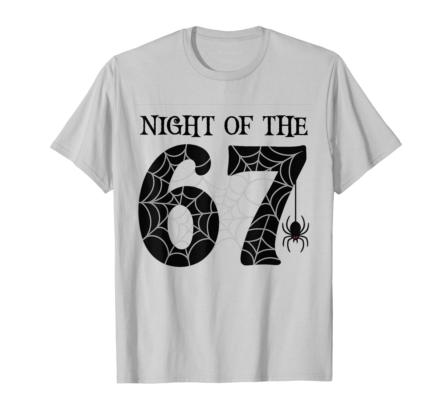 67 Meme Halloween Night Spider - Six Seven Gen Alpha Z T-Shirt