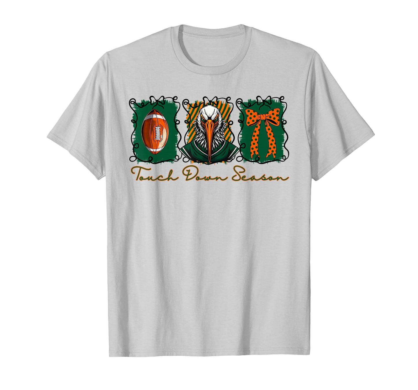 Hurricanes Football Game Day School Mascot Team Spirit T-Shirt