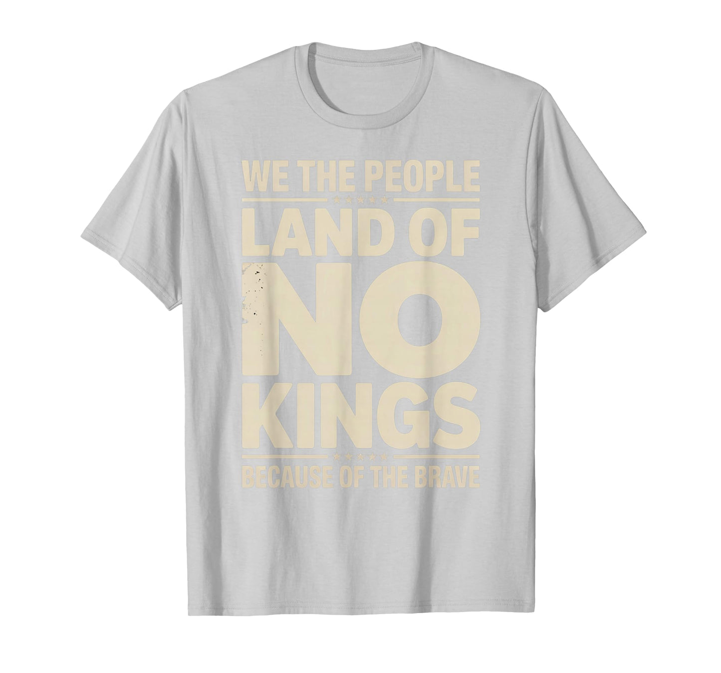 America Vintage No Kings Day Because of The Brave T-Shirt