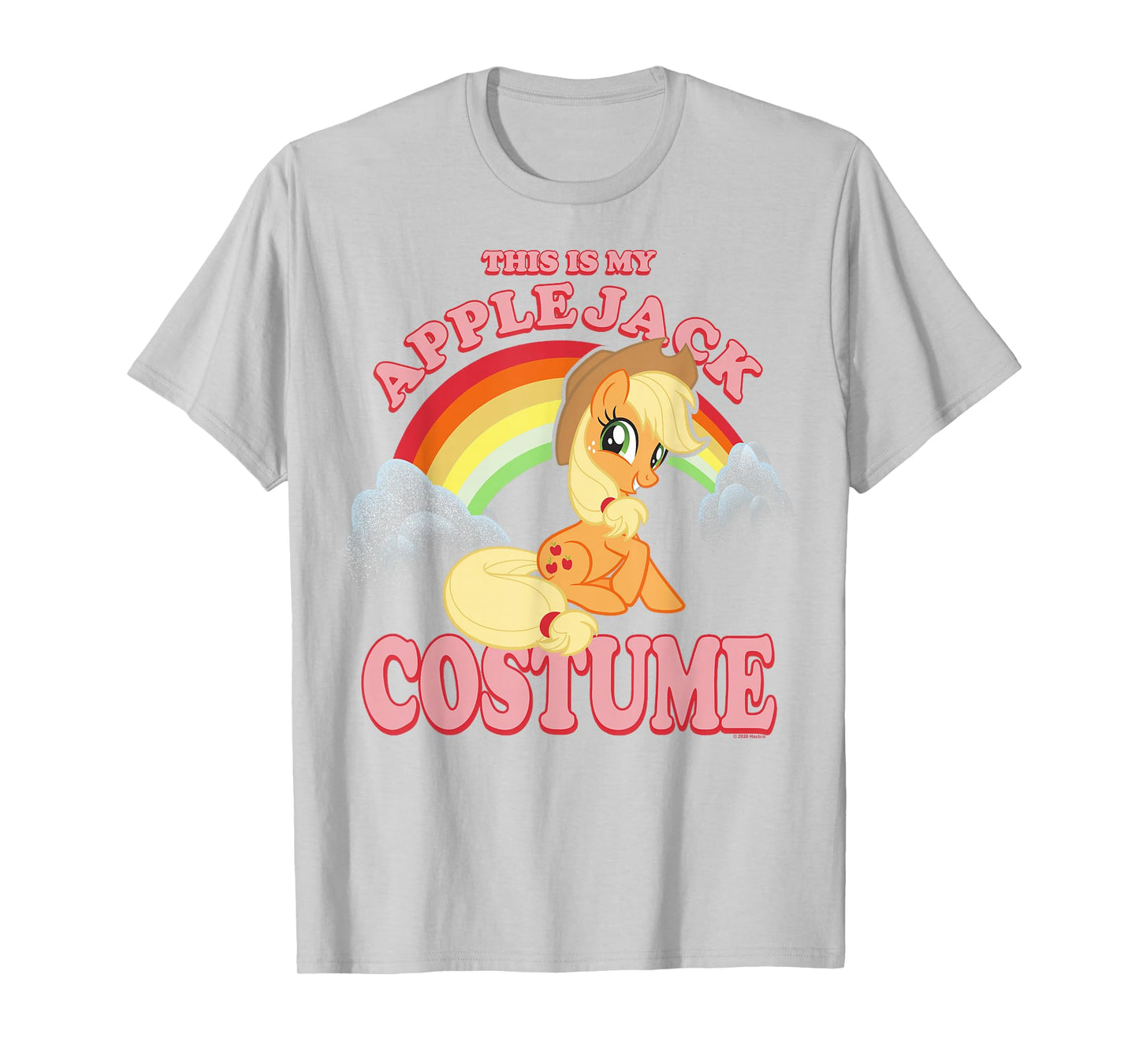 My Little Pony Halloween This Is My Applejack Costume Retro T-Shirt