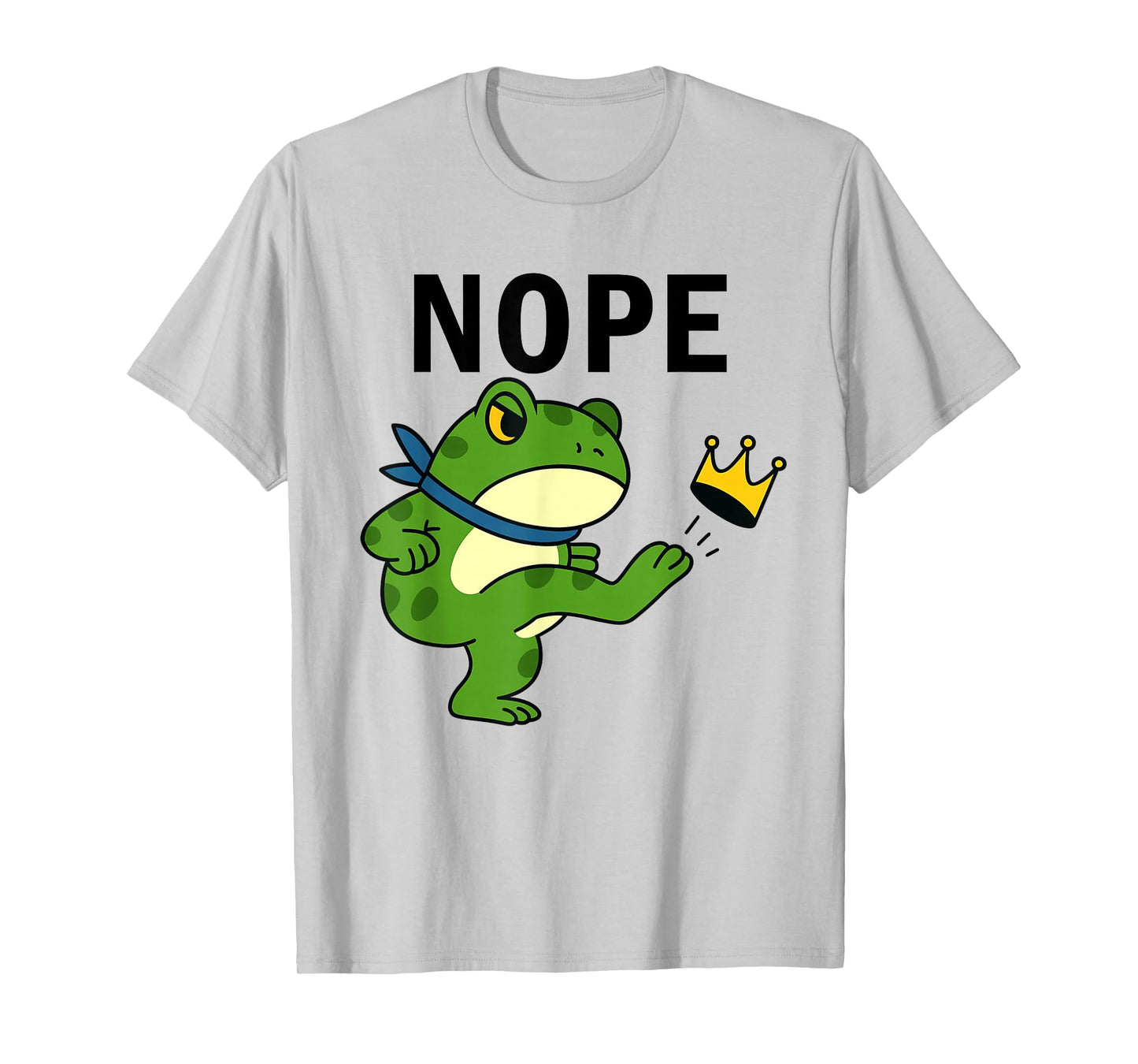 No Kings Frog – Kick The Crown Tee T-Shirt