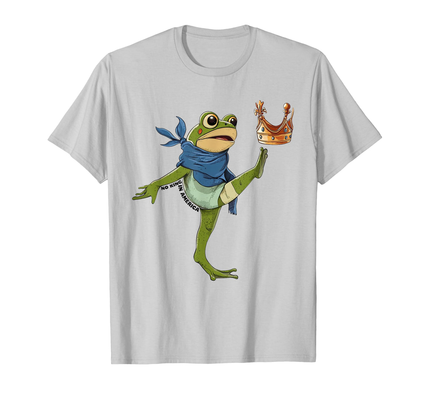 Frog No Kings in America We The People Political T-Shirt