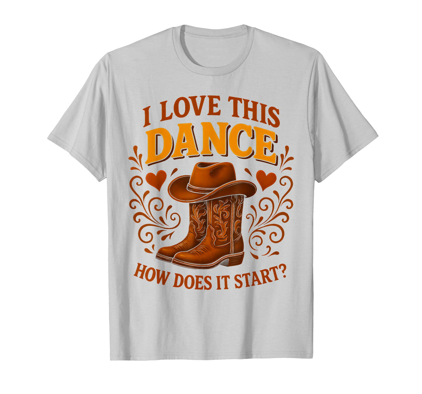 Retro How Does This Dance Start Line Dancer Country T-Shirt