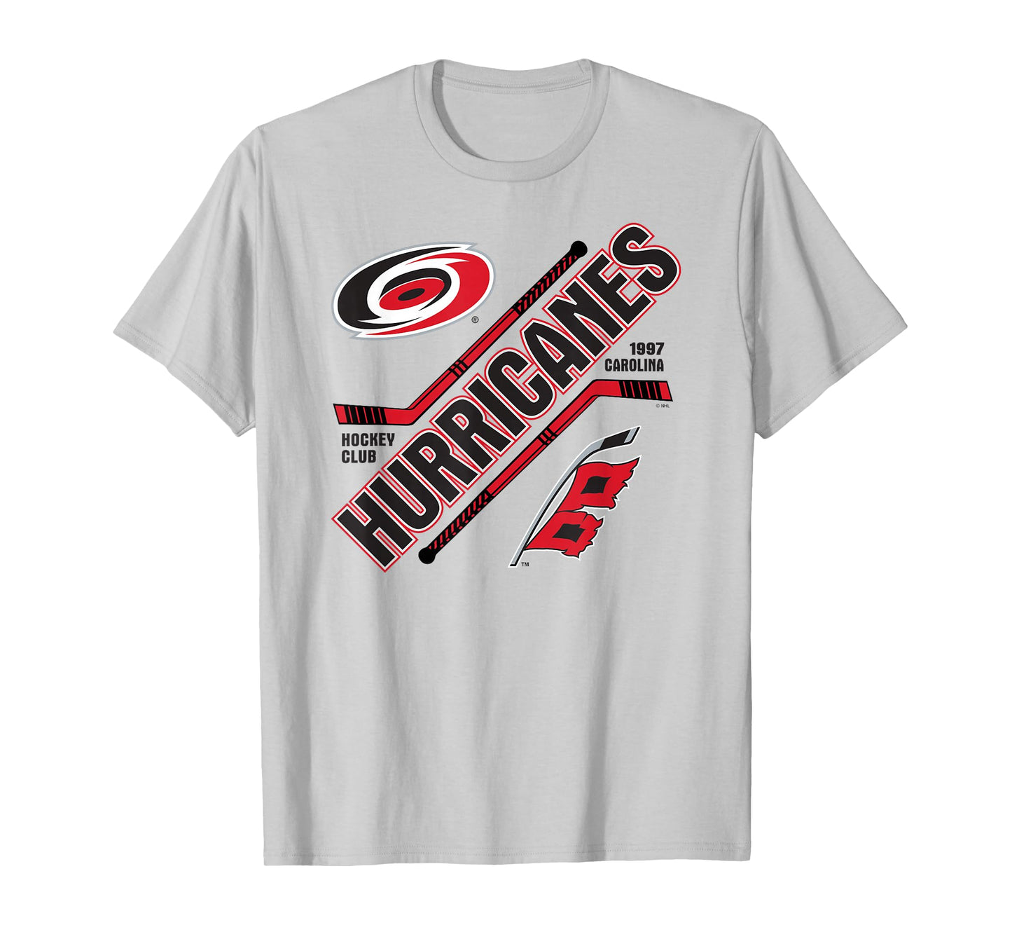 Carolina Hurricanes Force Heather Gray Officially Licensed T-Shirt