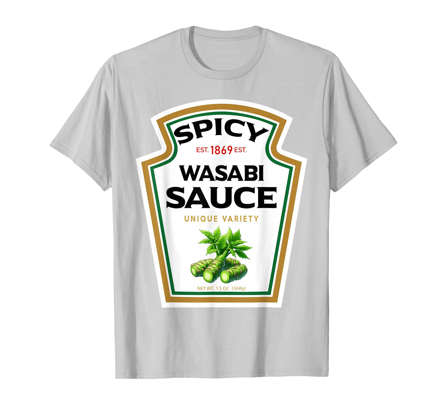Spicy Wasabi Sauce Halloween Costume Matching Couples Group T-Shirt