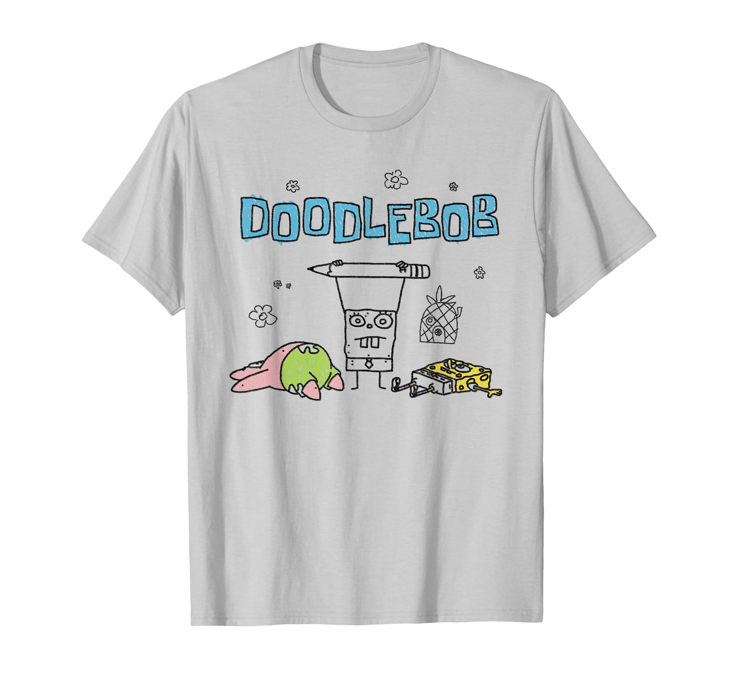 SpongeBob SquarePants DoodleBob Front and Back Cartoon T-Shirt