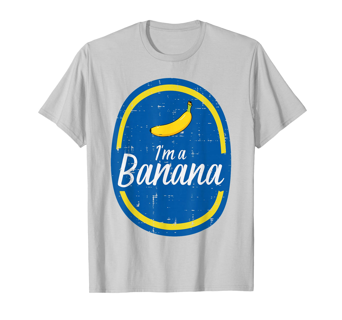 Im A Banana Sticker Fruit Halloween Costume Men Women Kids T-Shirt