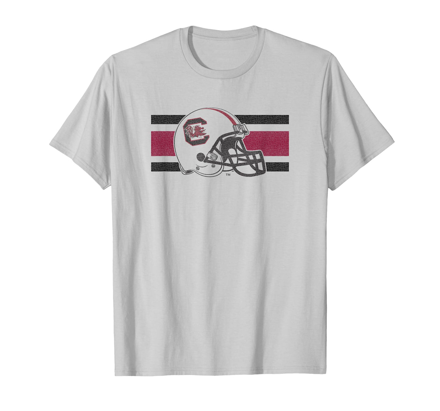 South Carolina Gamecocks Football Retro Helmet White T-Shirt