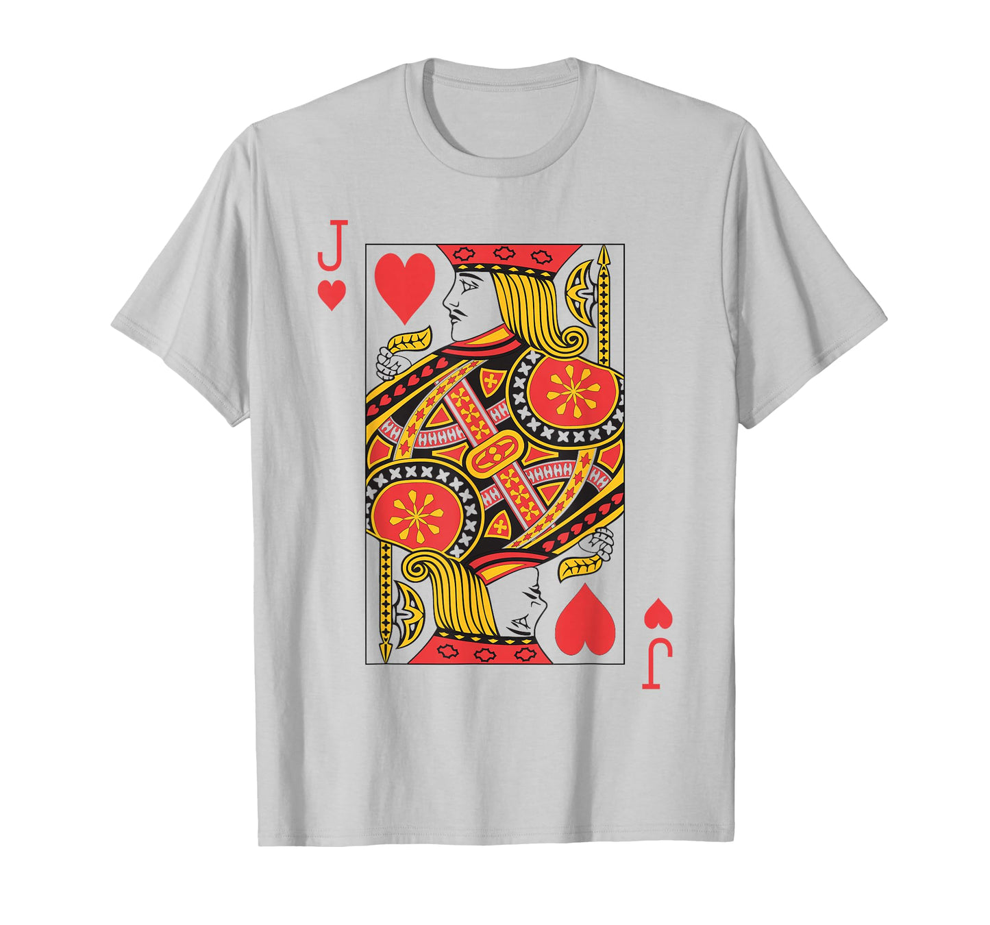 Jack of Hearts | Royal Flush Group Costume Playing Card T-Shirt