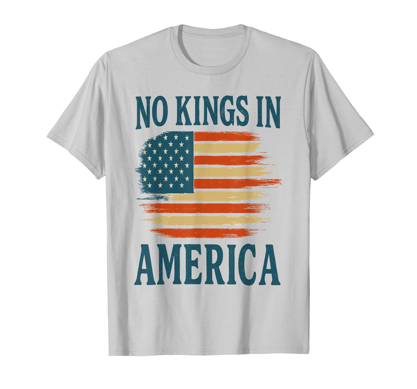 No Kings Vintage Patriotic Freedom Liberty Usa Liberty T-Shirt