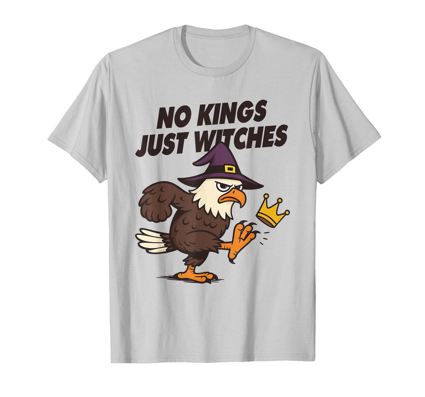 No Kings Just Witches Funny Feminist Witchcore Halloween T-Shirt