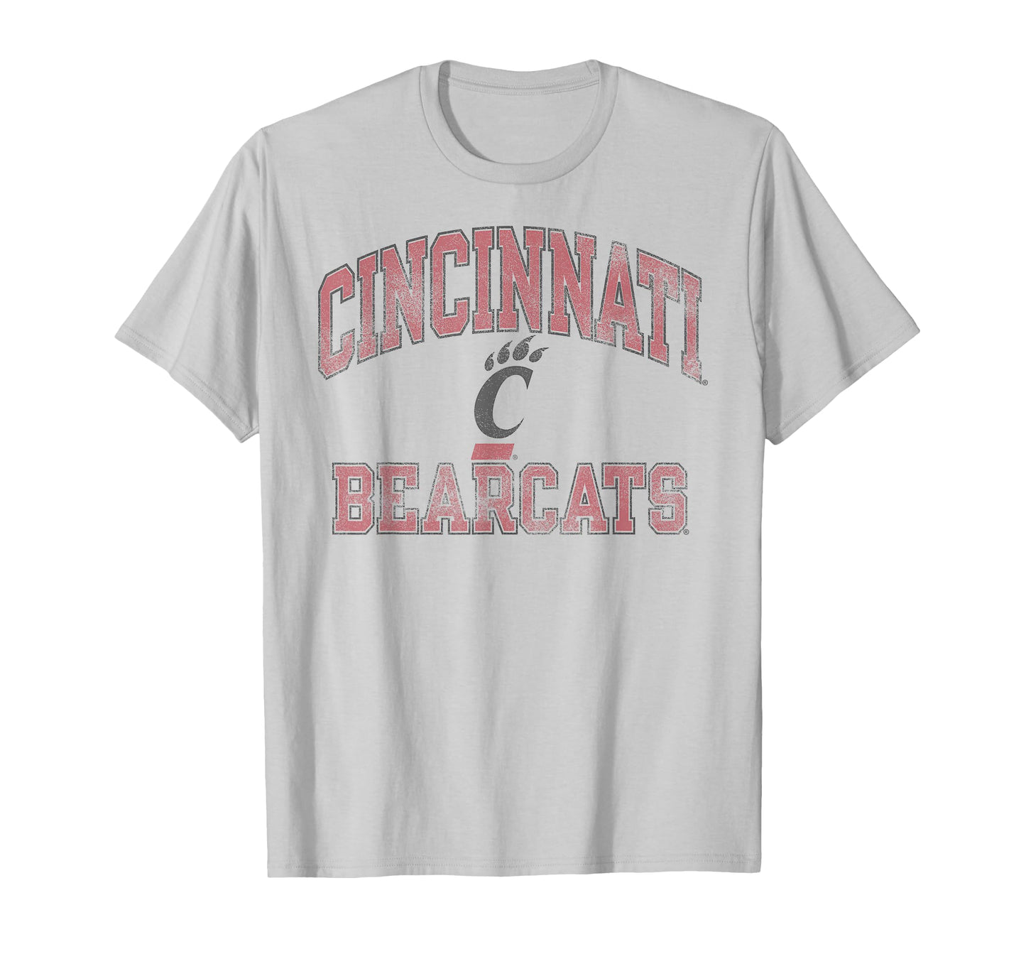 Cincinnati Bearcats Vintage Worn Gray Officially Licensed T-Shirt