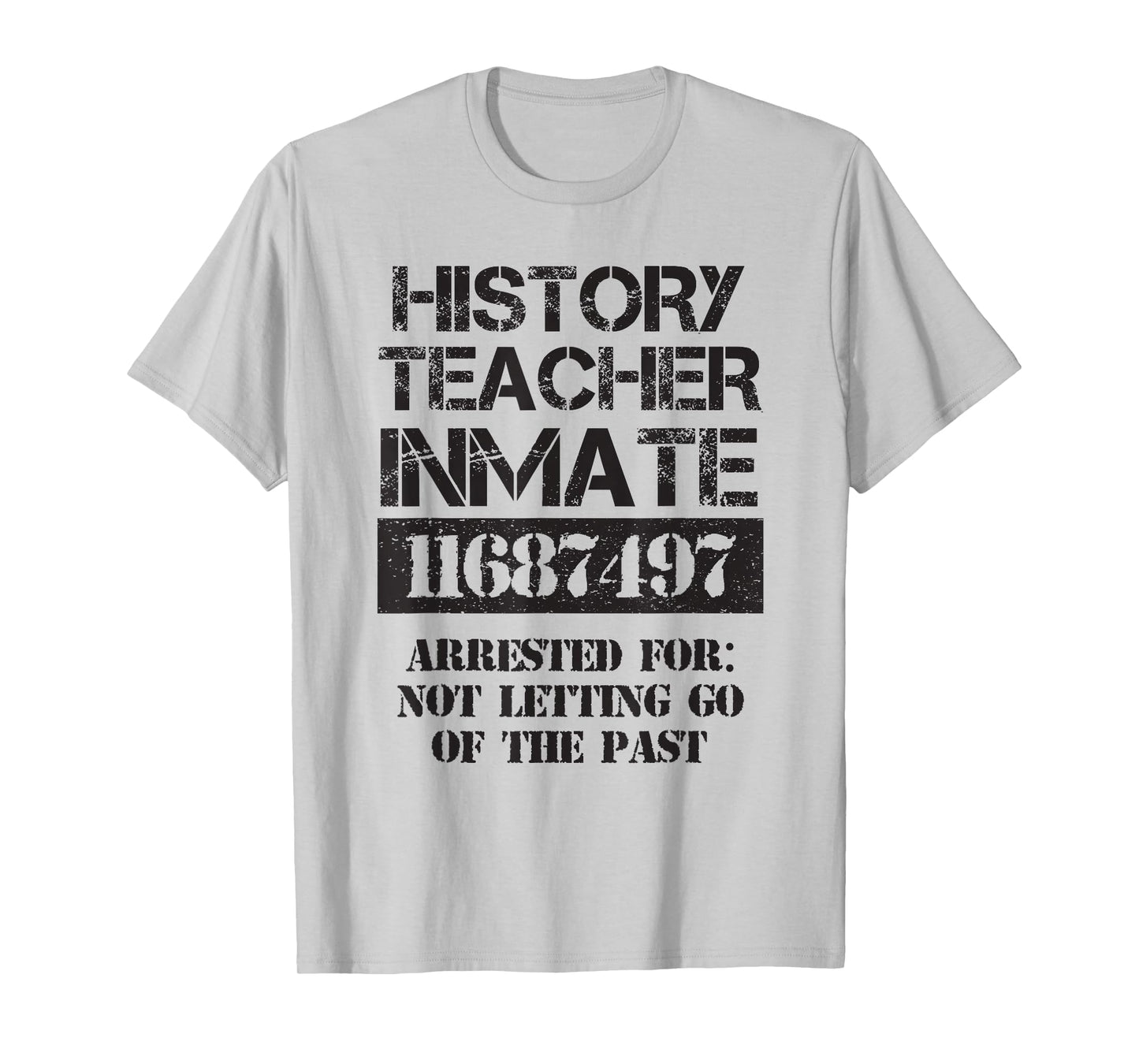 Funny Halloween History Teacher Prisoner Costume T-Shirt