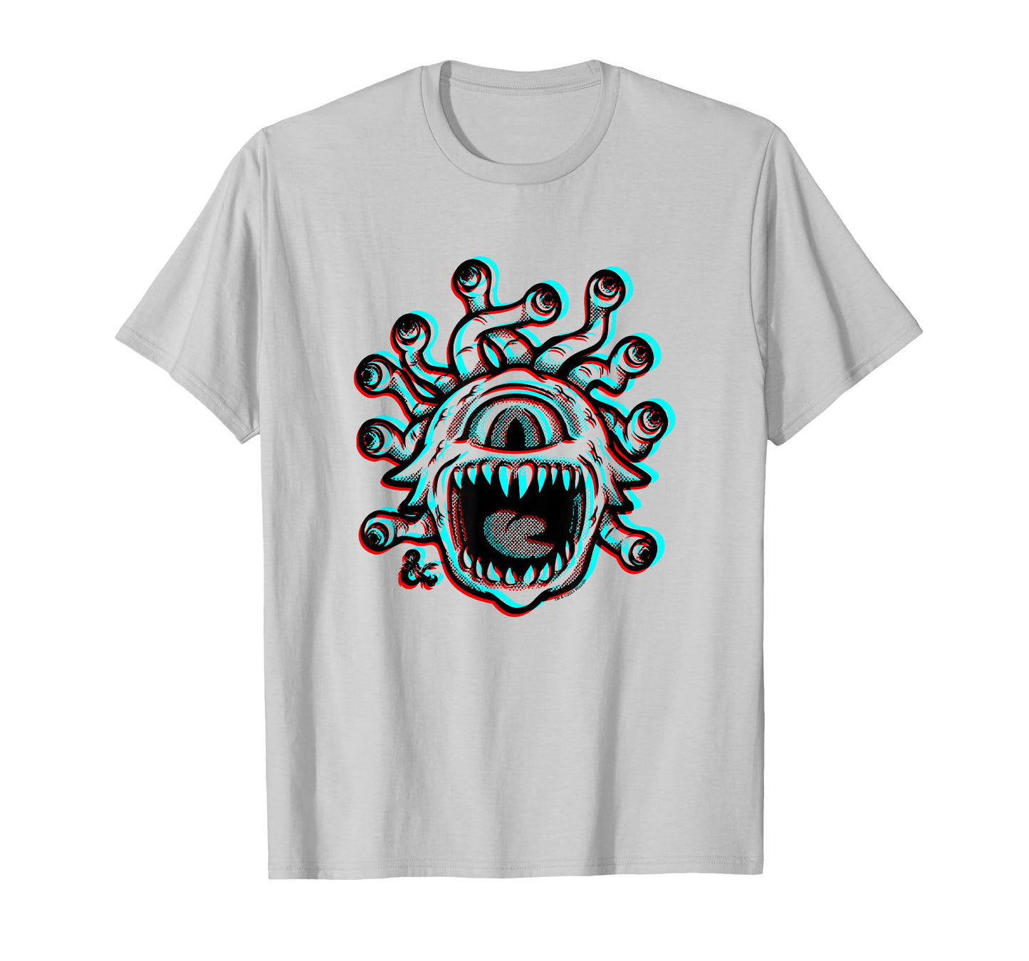 Dungeons & Dragons 50th Anniversary 3D Outline Beholder T-Shirt